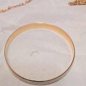 Elegant Signed Napier Bangle Bracelet. Measure 3.5" Across